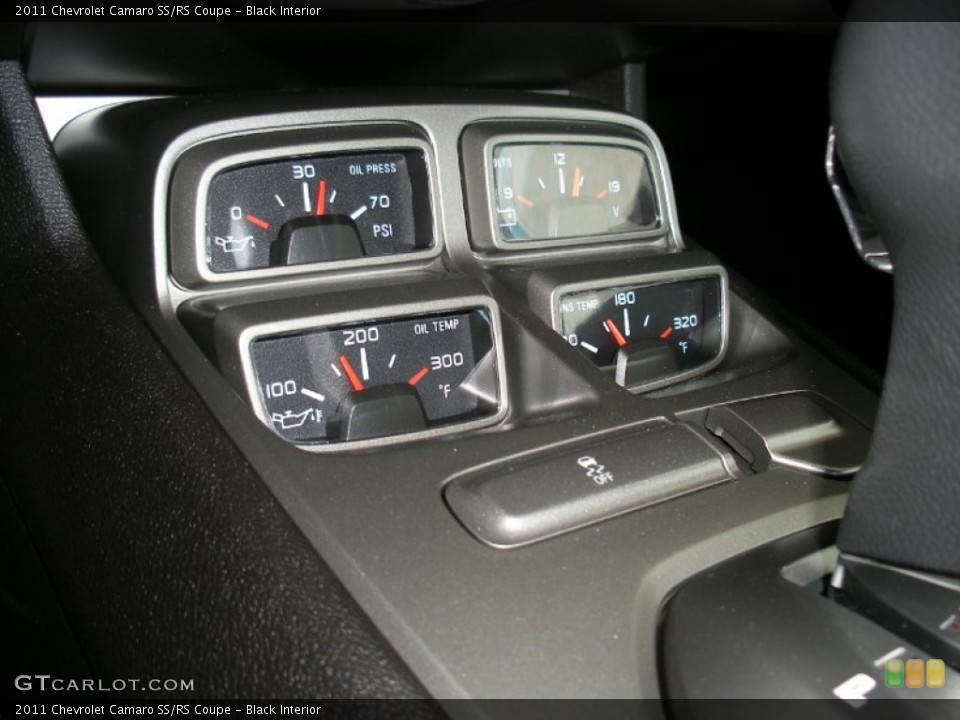 Black Interior Gauges for the 2011 Chevrolet Camaro SS/RS Coupe #58035863