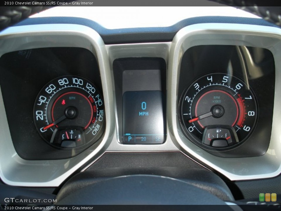 Gray Interior Gauges for the 2010 Chevrolet Camaro SS/RS Coupe #58039017