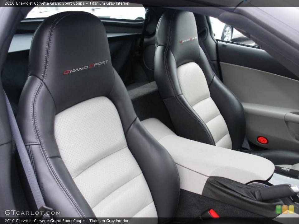 Titanium Gray Interior Photo for the 2010 Chevrolet Corvette Grand Sport Coupe #58039386
