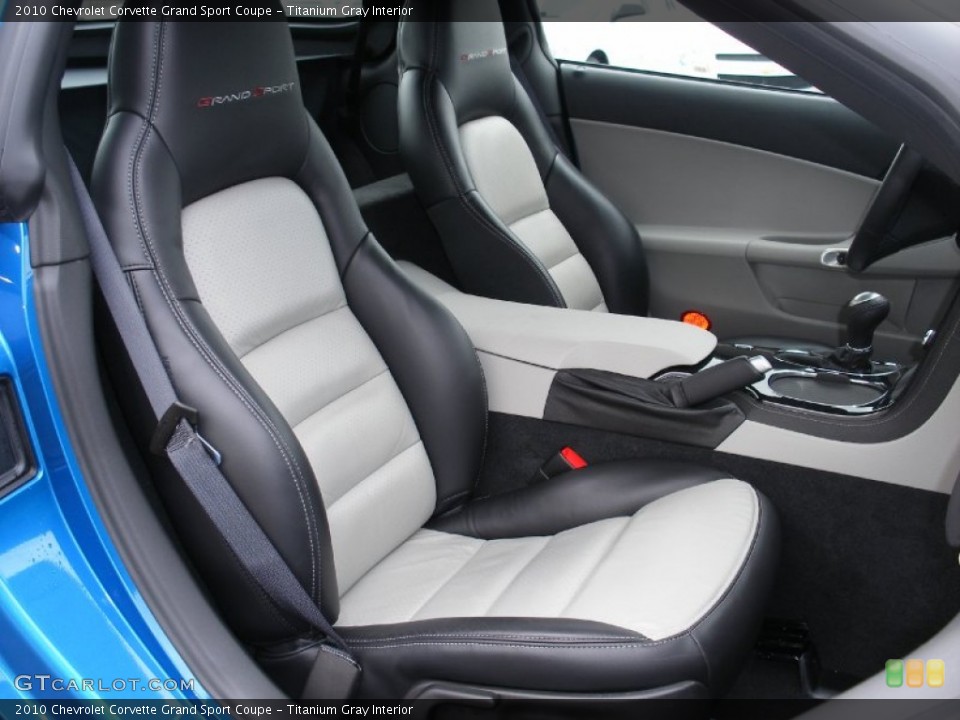 Titanium Gray Interior Photo for the 2010 Chevrolet Corvette Grand Sport Coupe #58039392