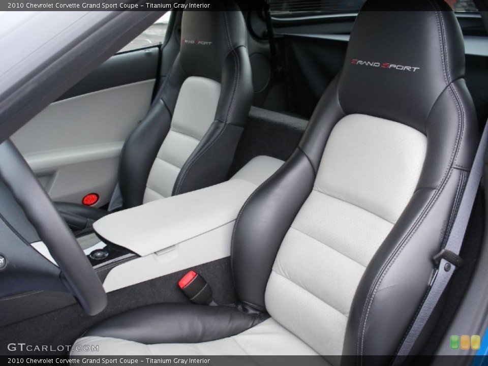 Titanium Gray Interior Photo for the 2010 Chevrolet Corvette Grand Sport Coupe #58039398