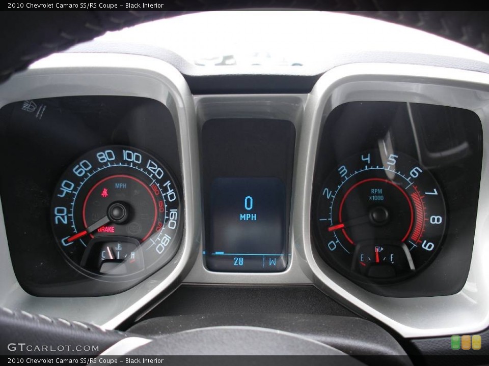 Black Interior Gauges for the 2010 Chevrolet Camaro SS/RS Coupe #58040206