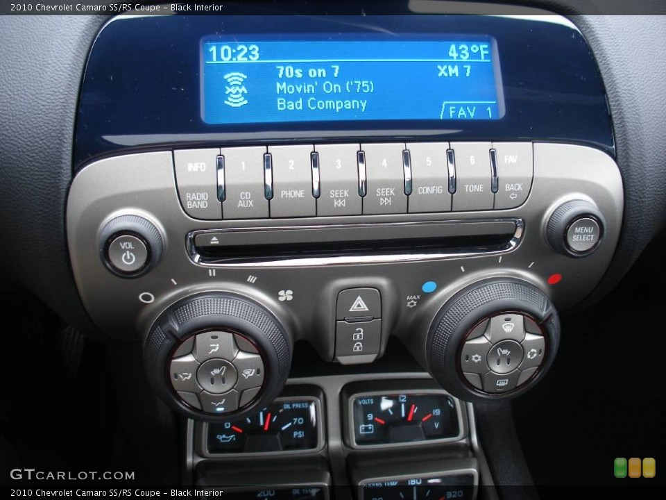 Black Interior Audio System for the 2010 Chevrolet Camaro SS/RS Coupe #58040944
