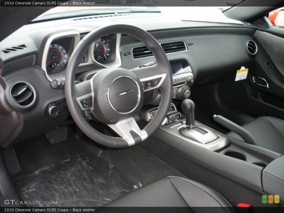 Black Interior Prime Interior for the 2010 Chevrolet Camaro SS/RS Coupe #58041190