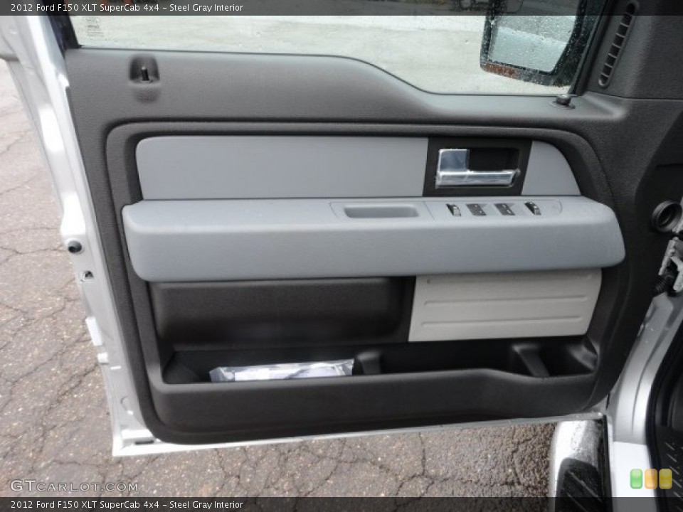 Steel Gray Interior Door Panel for the 2012 Ford F150 XLT SuperCab 4x4 #58043885