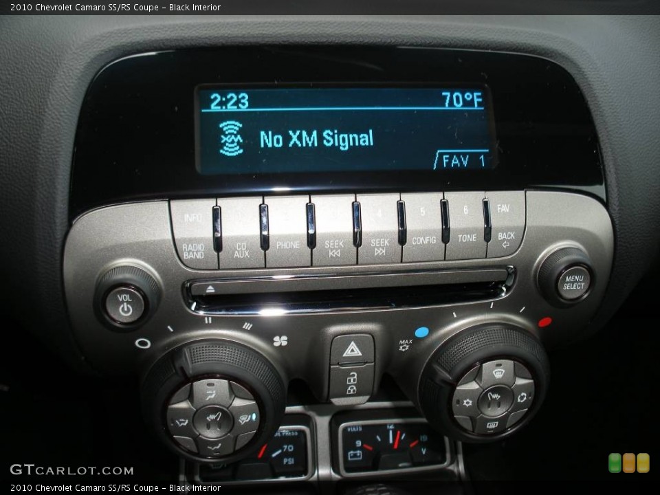 Black Interior Controls for the 2010 Chevrolet Camaro SS/RS Coupe #58044530