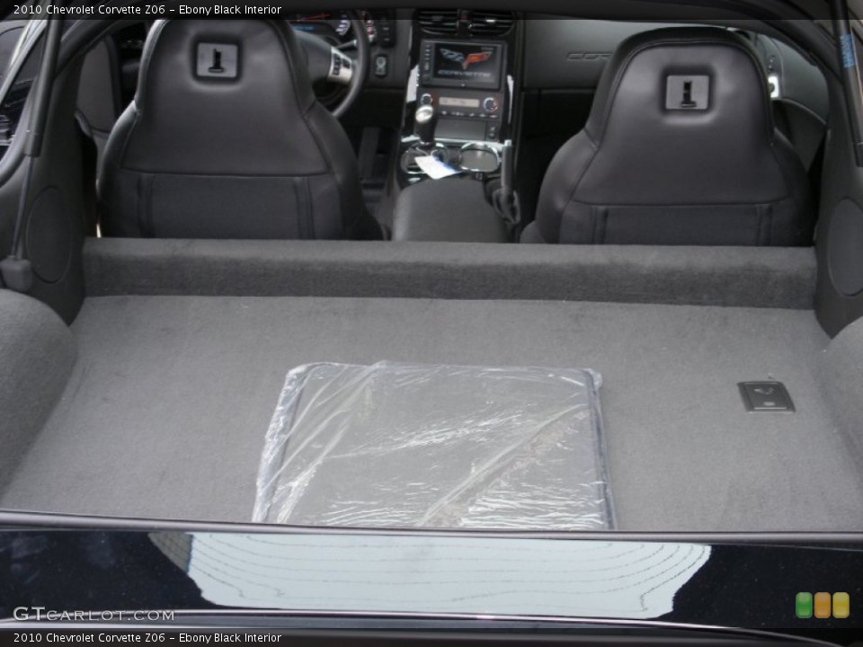 Ebony Black Interior Trunk for the 2010 Chevrolet Corvette Z06 #58046793