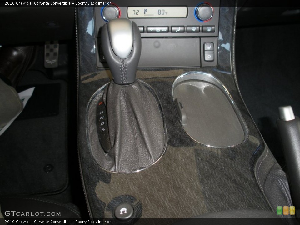 Ebony Black Interior Transmission for the 2010 Chevrolet Corvette Convertible #58047327