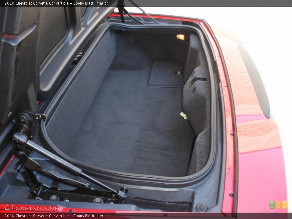 Ebony Black Interior Trunk for the 2010 Chevrolet Corvette Convertible #58047489
