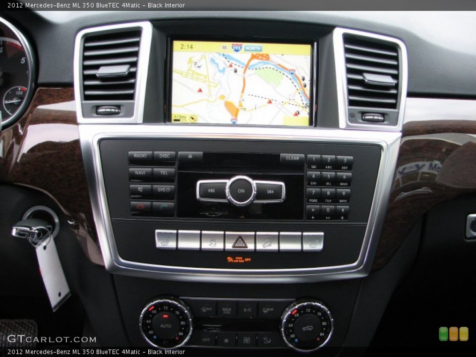 Black Interior Controls for the 2012 Mercedes-Benz ML 350 BlueTEC 4Matic #58048853