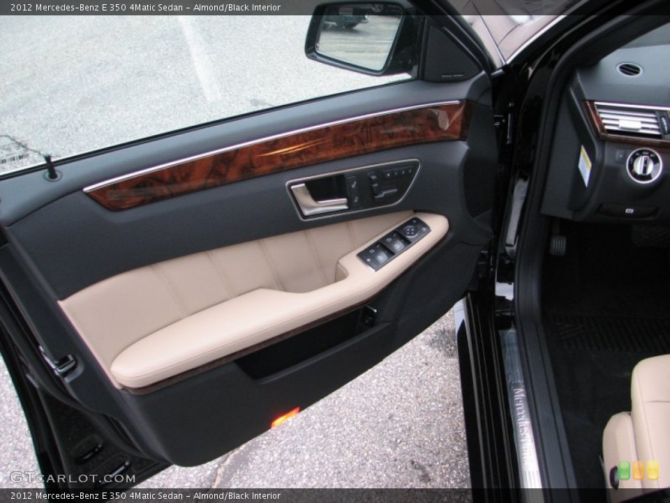 Almond/Black Interior Door Panel for the 2012 Mercedes-Benz E 350 4Matic Sedan #58049375