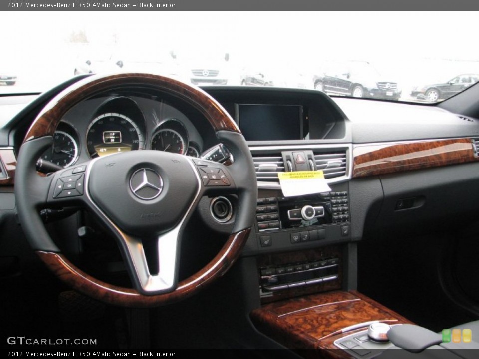 Black Interior Dashboard for the 2012 Mercedes-Benz E 350 4Matic Sedan #58049442