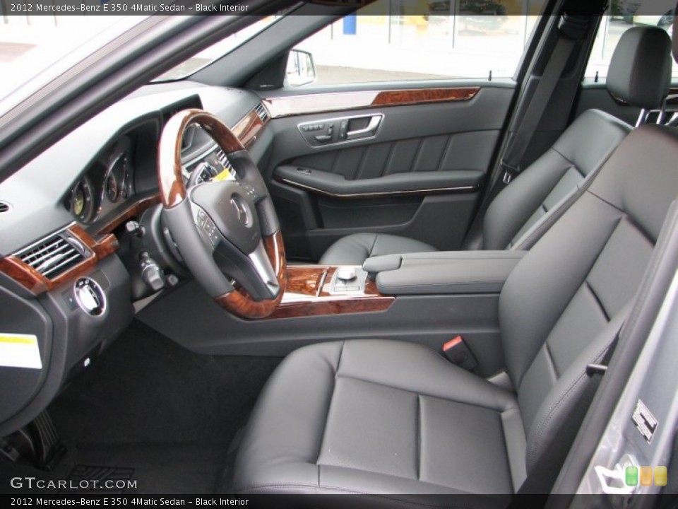 Black Interior Photo for the 2012 Mercedes-Benz E 350 4Matic Sedan #58049454