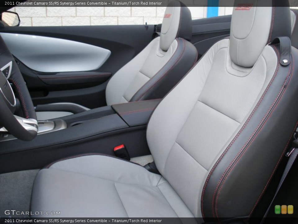 Titanium/Torch Red Interior Photo for the 2011 Chevrolet Camaro SS/RS Synergy Series Convertible #58050036