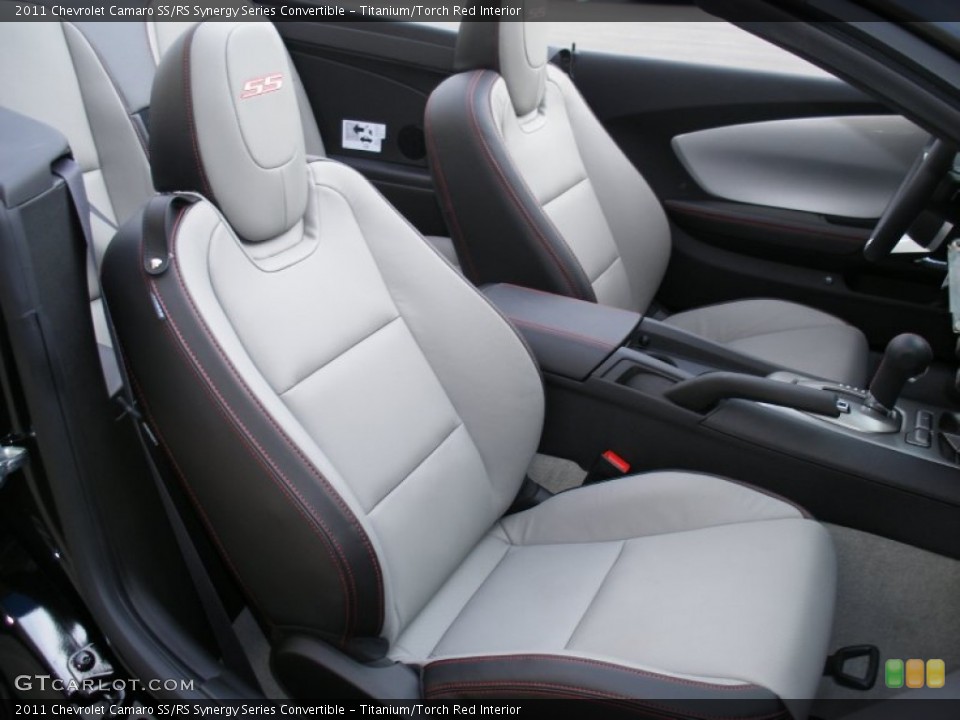 Titanium/Torch Red Interior Photo for the 2011 Chevrolet Camaro SS/RS Synergy Series Convertible #58050042