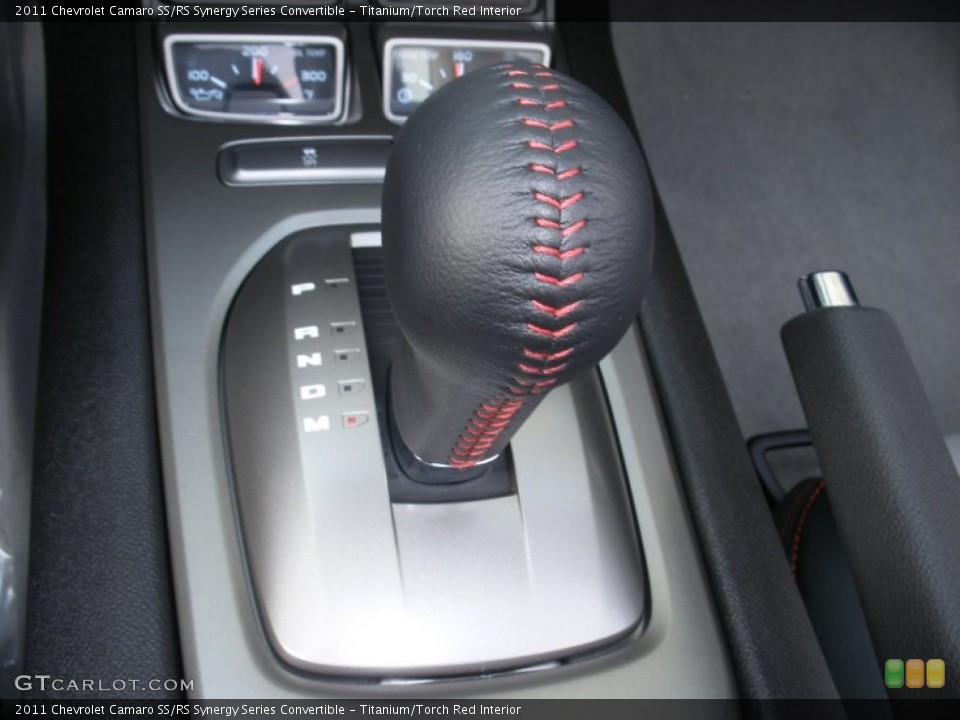 Titanium/Torch Red Interior Transmission for the 2011 Chevrolet Camaro SS/RS Synergy Series Convertible #58050150