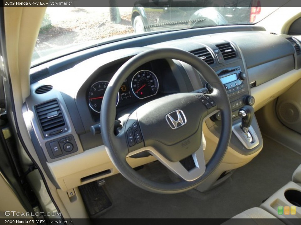 Ivory Interior Dashboard for the 2009 Honda CR-V EX #58050478