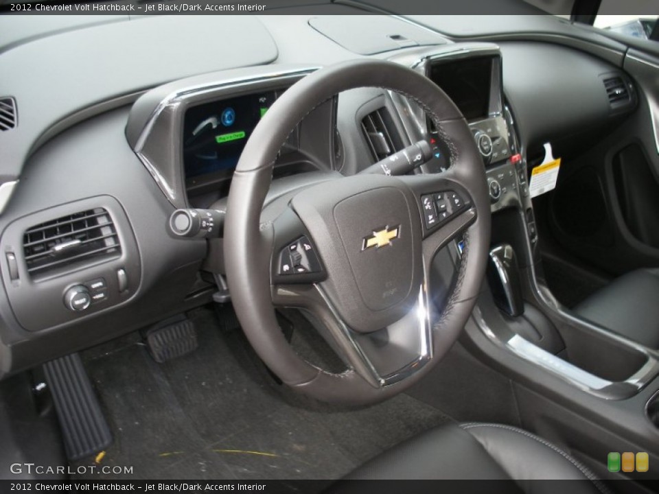 Jet Black/Dark Accents Interior Dashboard for the 2012 Chevrolet Volt Hatchback #58051712