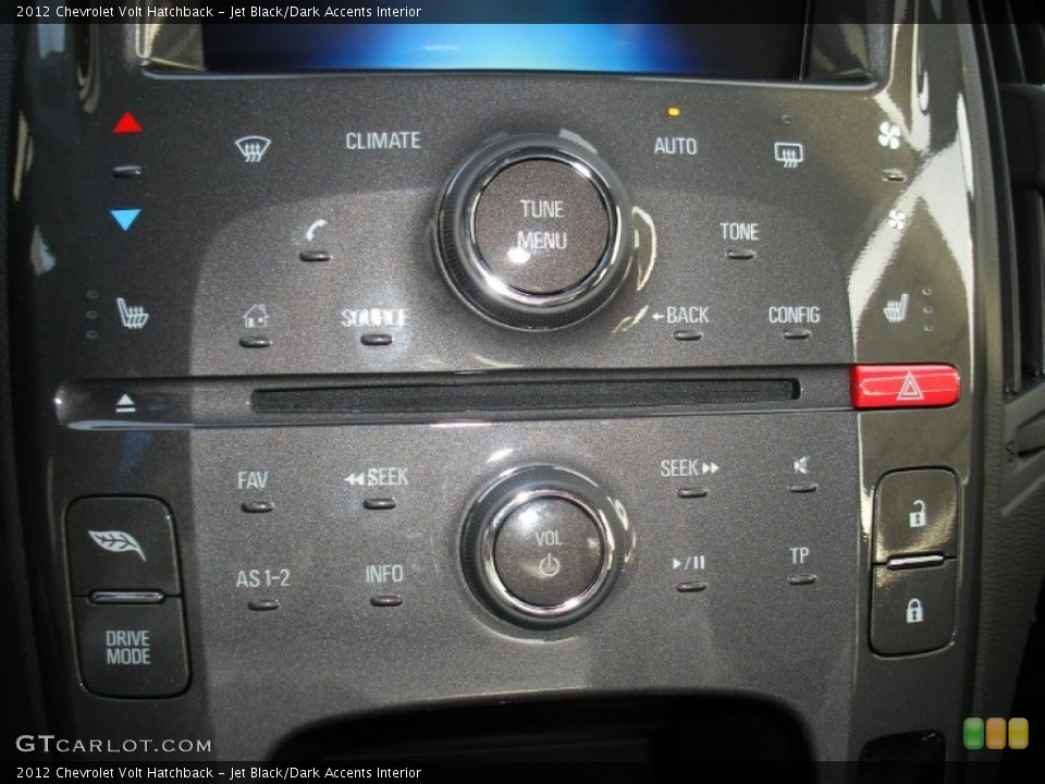 Jet Black/Dark Accents Interior Controls for the 2012 Chevrolet Volt Hatchback #58052123