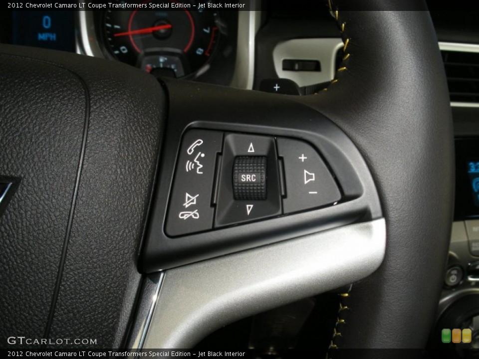 Jet Black Interior Controls for the 2012 Chevrolet Camaro LT Coupe Transformers Special Edition #58052489