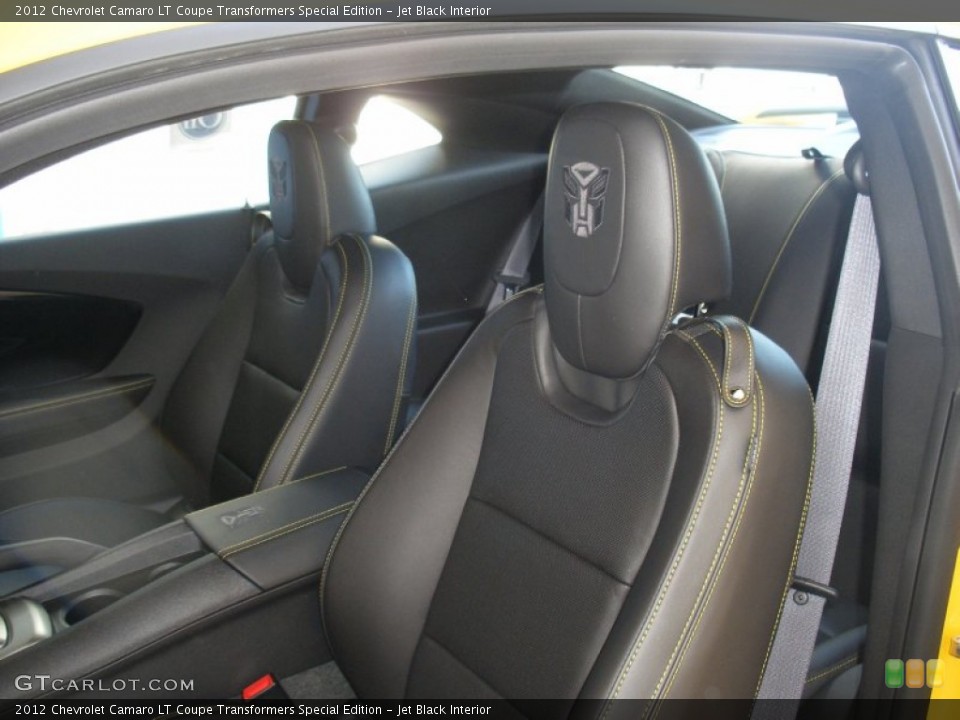 Jet Black Interior Photo for the 2012 Chevrolet Camaro LT Coupe Transformers Special Edition #58052492