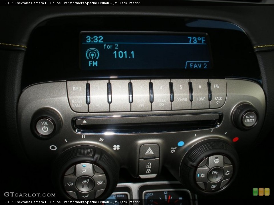 Jet Black Interior Audio System for the 2012 Chevrolet Camaro LT Coupe Transformers Special Edition #58052561