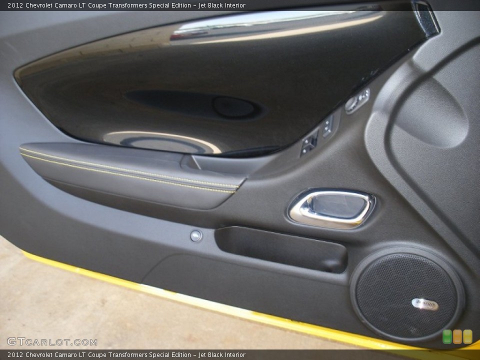 Jet Black Interior Door Panel for the 2012 Chevrolet Camaro LT Coupe Transformers Special Edition #58052586