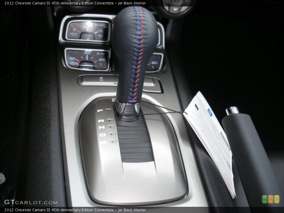 Jet Black Interior Transmission for the 2012 Chevrolet Camaro SS 45th Anniversary Edition Convertible #58053080