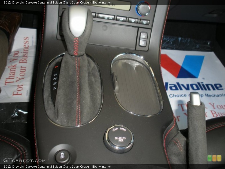 Ebony Interior Transmission for the 2012 Chevrolet Corvette Centennial Edition Grand Sport Coupe #58053503
