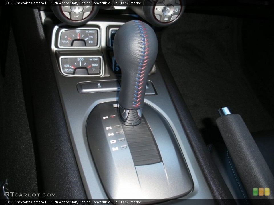 Jet Black Interior Transmission for the 2012 Chevrolet Camaro LT 45th Anniversary Edition Convertible #58054433