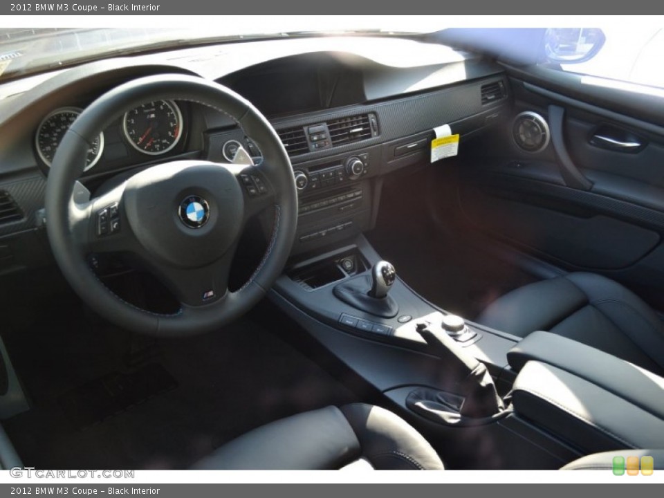 Black Interior Prime Interior for the 2012 BMW M3 Coupe #58054686