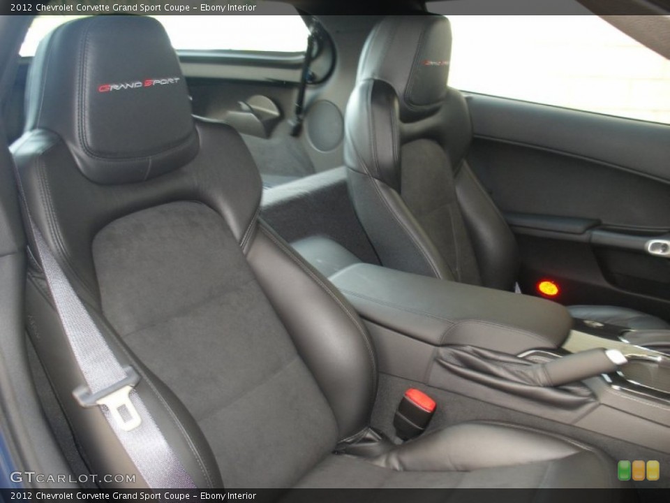 Ebony Interior Photo for the 2012 Chevrolet Corvette Grand Sport Coupe #58054779