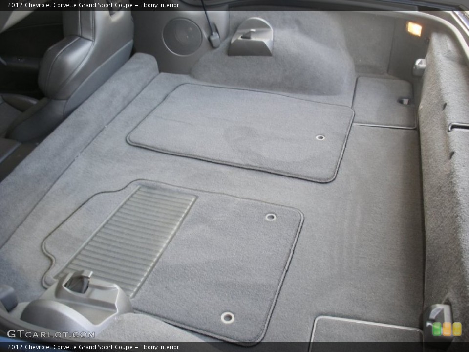 Ebony Interior Trunk for the 2012 Chevrolet Corvette Grand Sport Coupe #58054968