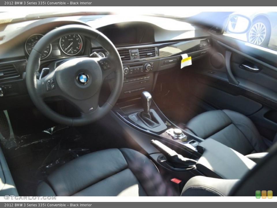 Black Interior Photo for the 2012 BMW 3 Series 335i Convertible #58055109