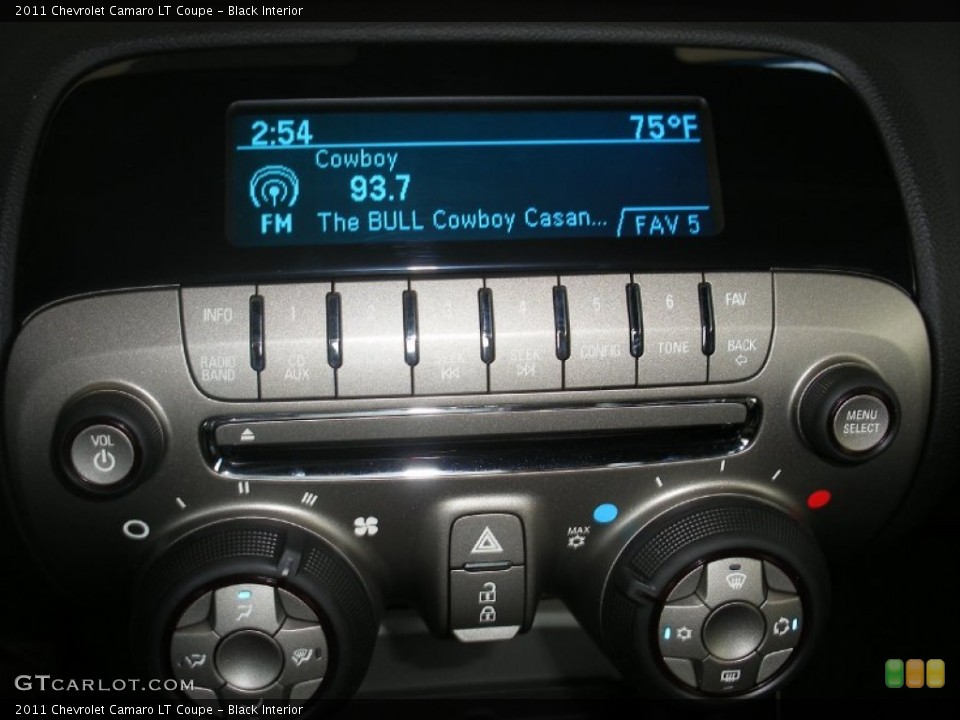 Black Interior Audio System for the 2011 Chevrolet Camaro LT Coupe #58055257