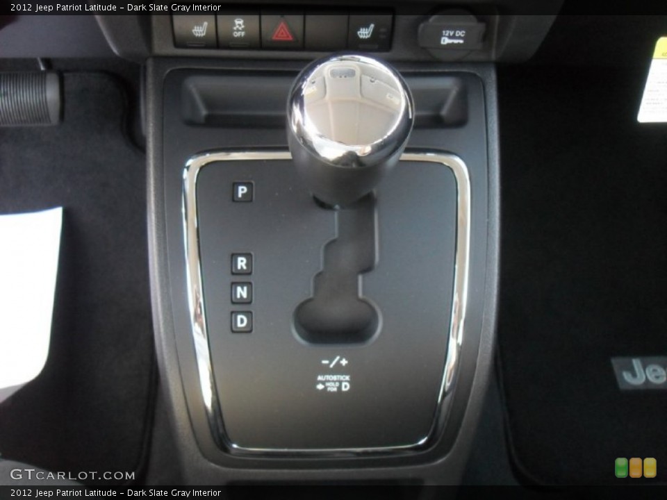 Dark Slate Gray Interior Transmission for the 2012 Jeep Patriot Latitude #58055779