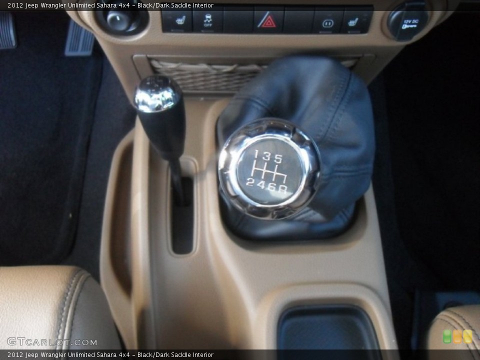 Black/Dark Saddle Interior Transmission for the 2012 Jeep Wrangler Unlimited Sahara 4x4 #58056019