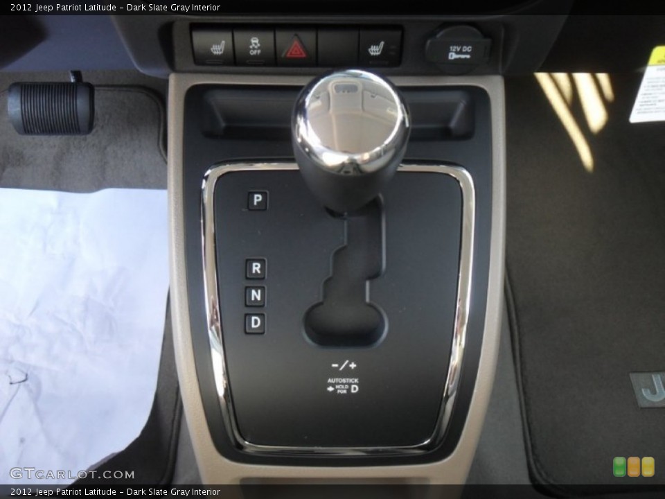 Dark Slate Gray Interior Transmission for the 2012 Jeep Patriot Latitude #58056472