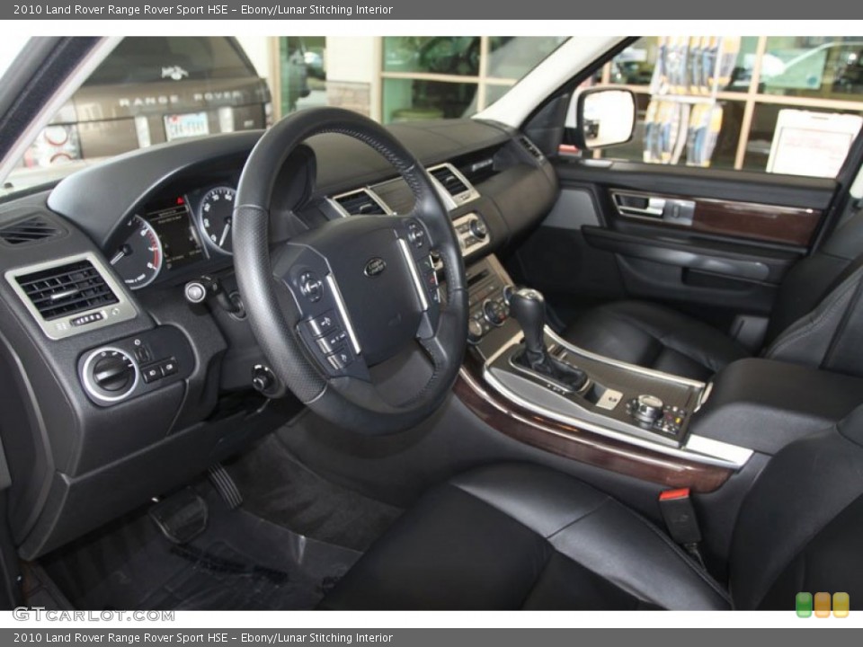 Ebony/Lunar Stitching Interior Photo for the 2010 Land Rover Range Rover Sport HSE #58056748