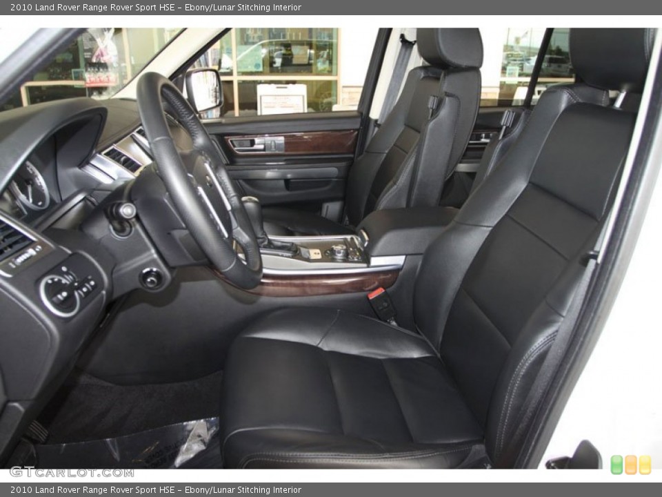 Ebony/Lunar Stitching Interior Photo for the 2010 Land Rover Range Rover Sport HSE #58056757