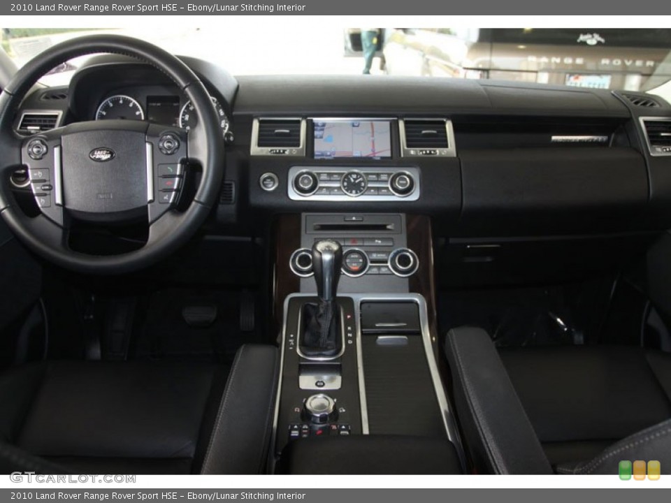 Ebony/Lunar Stitching Interior Dashboard for the 2010 Land Rover Range Rover Sport HSE #58057029