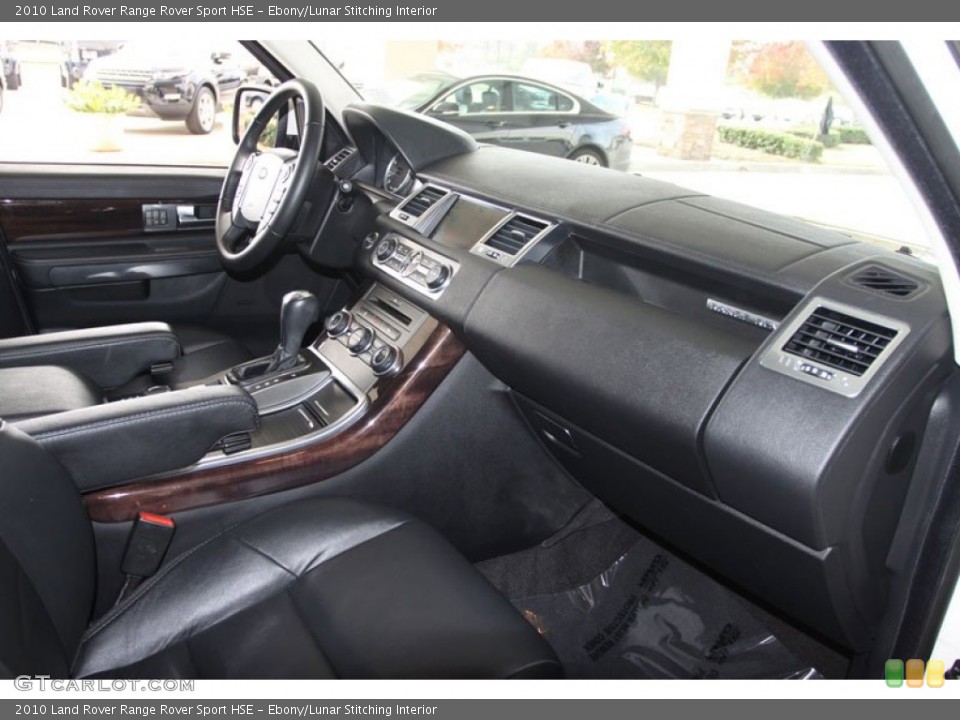 Ebony/Lunar Stitching Interior Dashboard for the 2010 Land Rover Range Rover Sport HSE #58057123