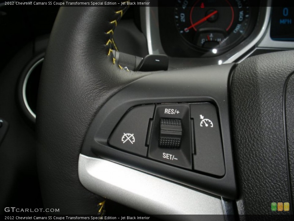 Jet Black Interior Controls for the 2012 Chevrolet Camaro SS Coupe Transformers Special Edition #58057798