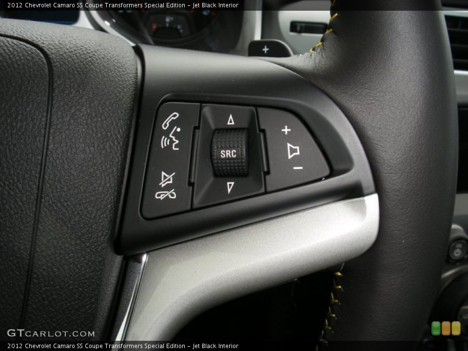 Jet Black Interior Controls for the 2012 Chevrolet Camaro SS Coupe Transformers Special Edition #58057806