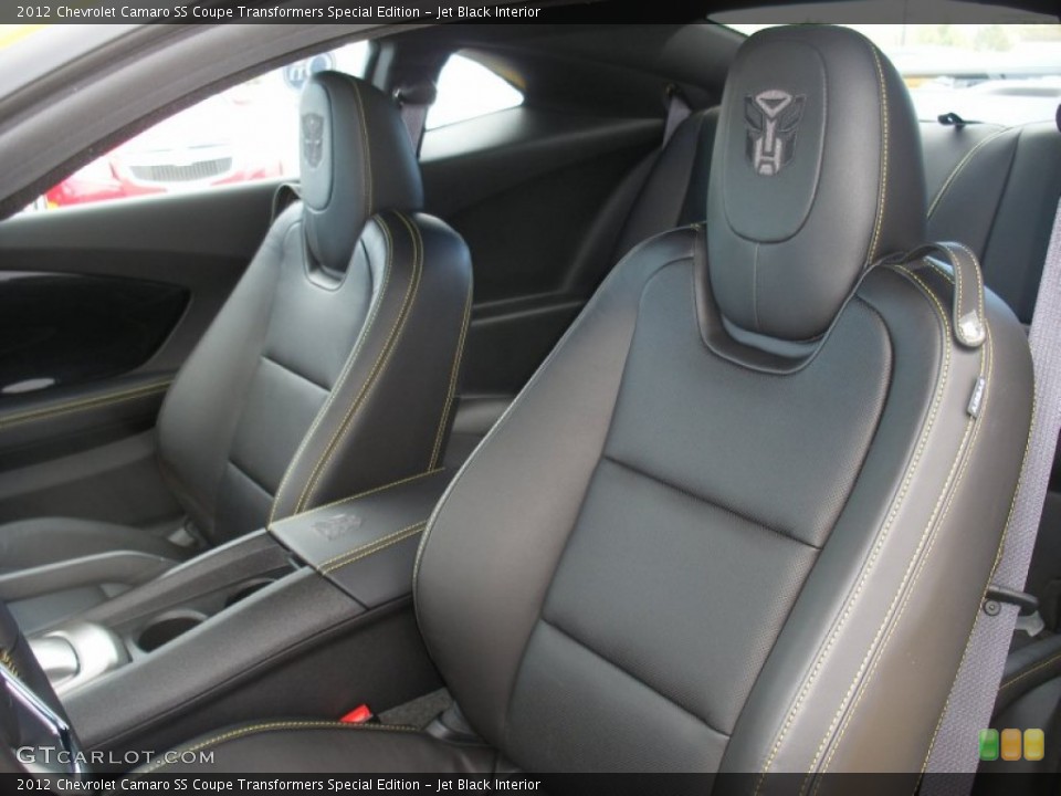 Jet Black Interior Photo for the 2012 Chevrolet Camaro SS Coupe Transformers Special Edition #58057835