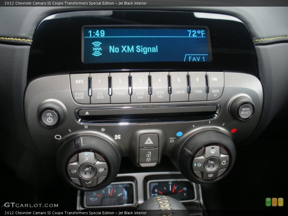 Jet Black Interior Audio System for the 2012 Chevrolet Camaro SS Coupe Transformers Special Edition #58057940