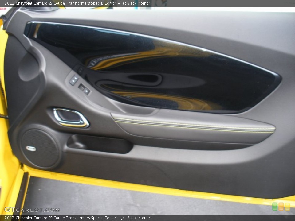 Jet Black Interior Door Panel for the 2012 Chevrolet Camaro SS Coupe Transformers Special Edition #58057997