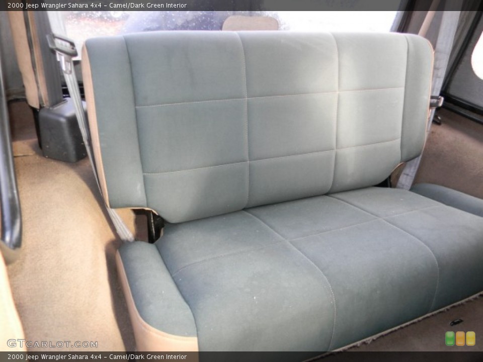 Camel/Dark Green Interior Photo for the 2000 Jeep Wrangler Sahara 4x4 #58061872