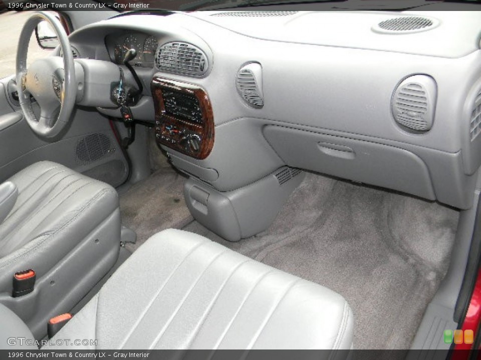 Gray 1996 Chrysler Town & Country Interiors