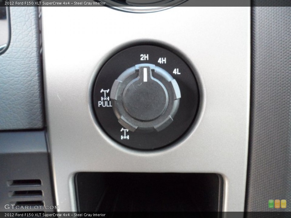 Steel Gray Interior Controls for the 2012 Ford F150 XLT SuperCrew 4x4 #58063196